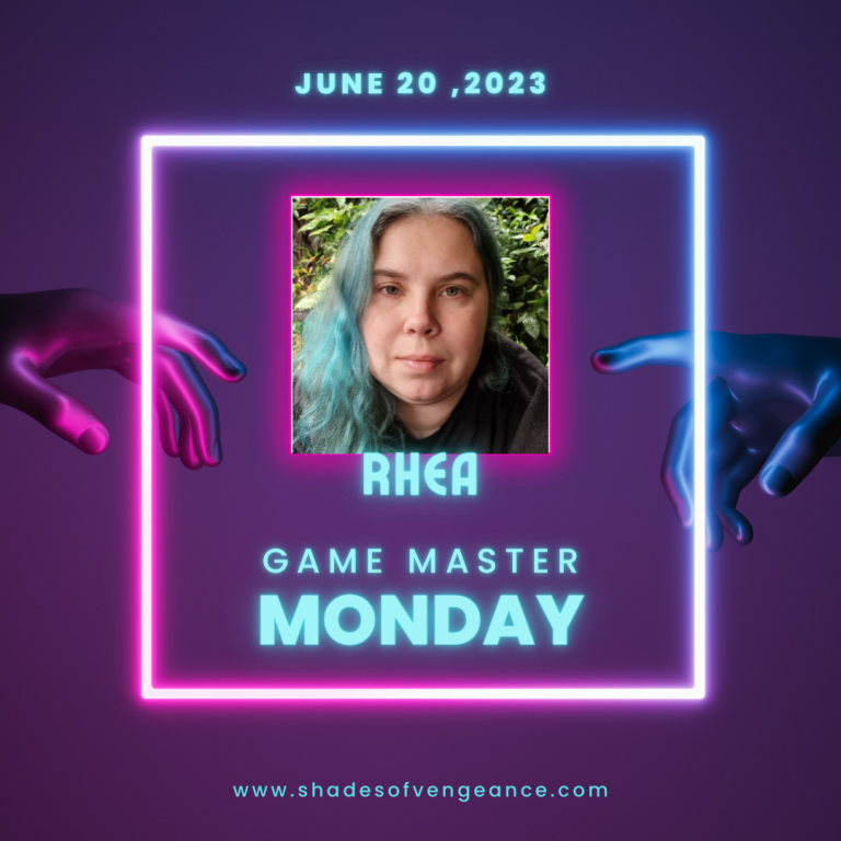 Rhea Text: June 20, 2022. Rhea, Game Master Monday