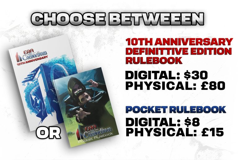Era: The Consortium 10th Anniversary! Get 3 brand new Expansions free with the rules!