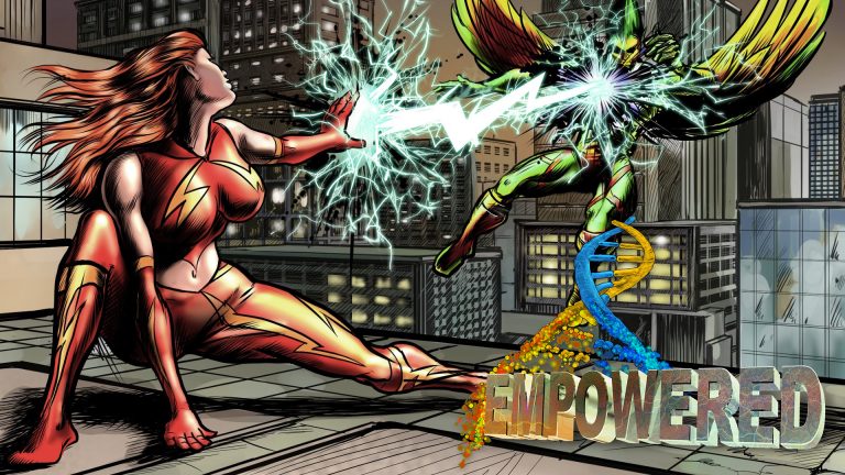 Want to explore a superhero without the team? Empowered Solo is on Kickstarter for another week, don’t miss out!
