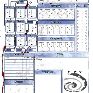 Era: The Chosen - Character Sheet