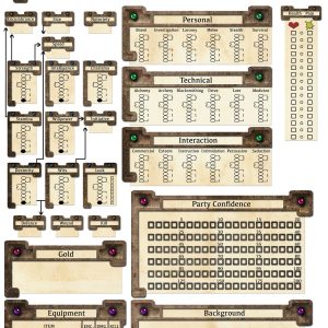 Era: Lyres Character Sheet (Free)