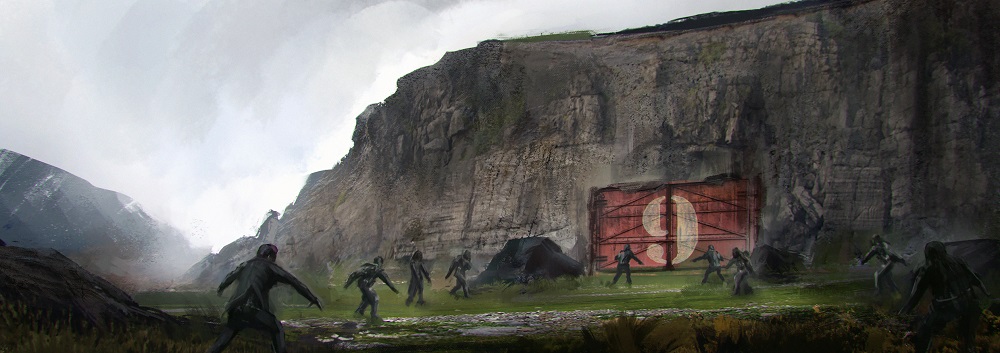 Infected approaching bunker number nine